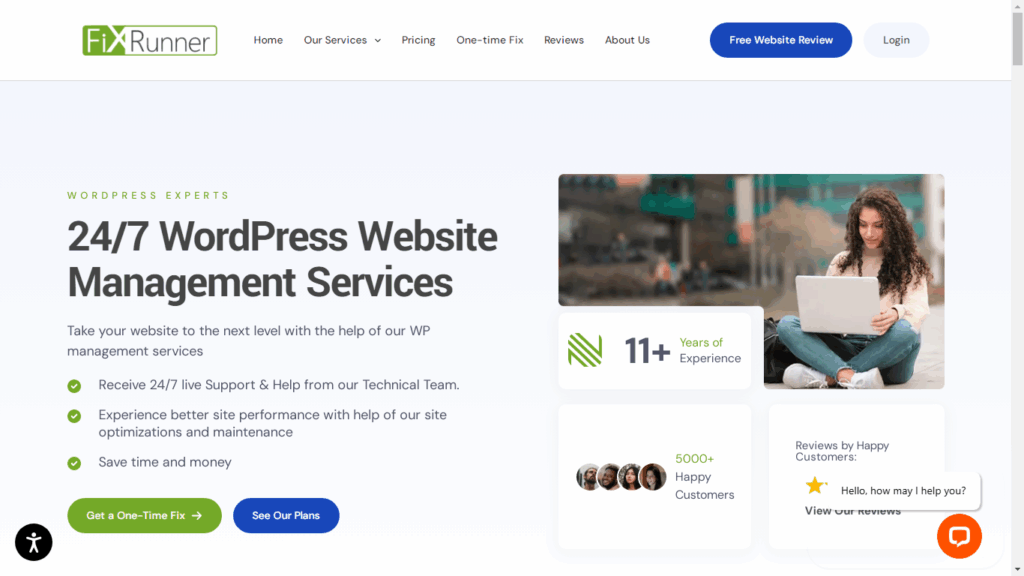 FixRunner 24 7 WordPress Maintenance Services and Support Experts for Small Businesses