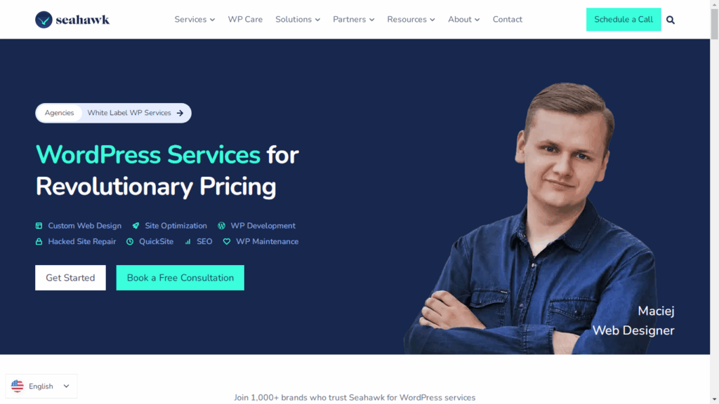 Seahawk Media WordPress Maintenance Services and White‑Label Support for Small Businesses